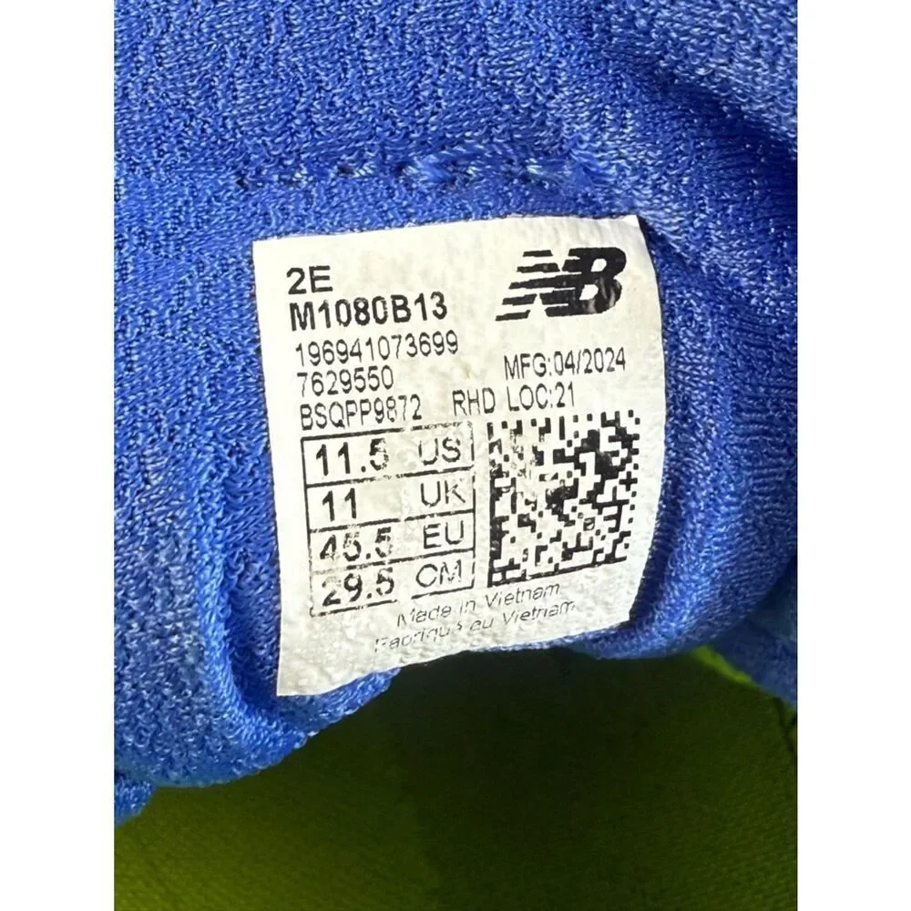 New Balance Fresh Foam X 1080v13 'Marine Blue' athletic sneaker men's 11.5